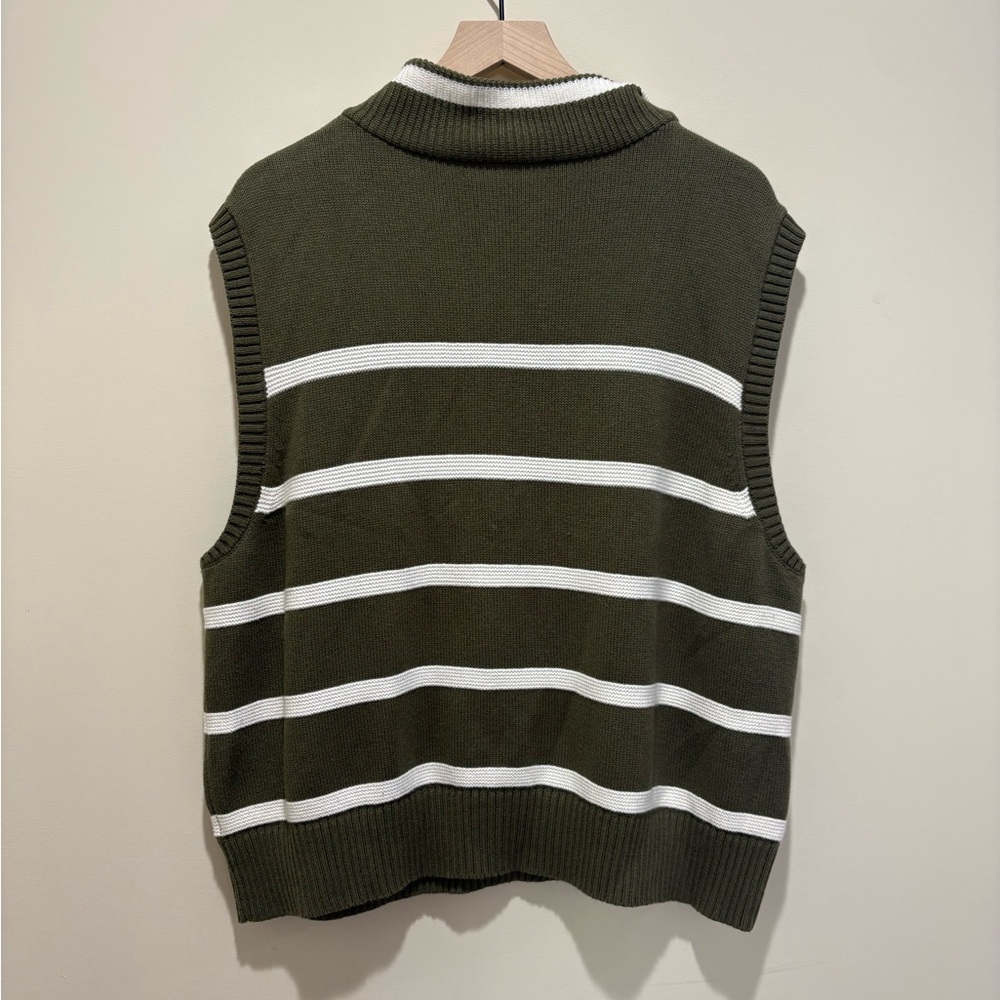 Talbots Plus 1/4 Zip Sleeveless Sweater - Picture 5 of 5